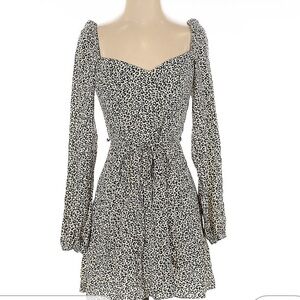 ASOS Black and White Patterned Dress